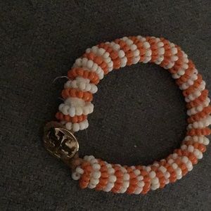 Tory Burch bead bracelet with logo